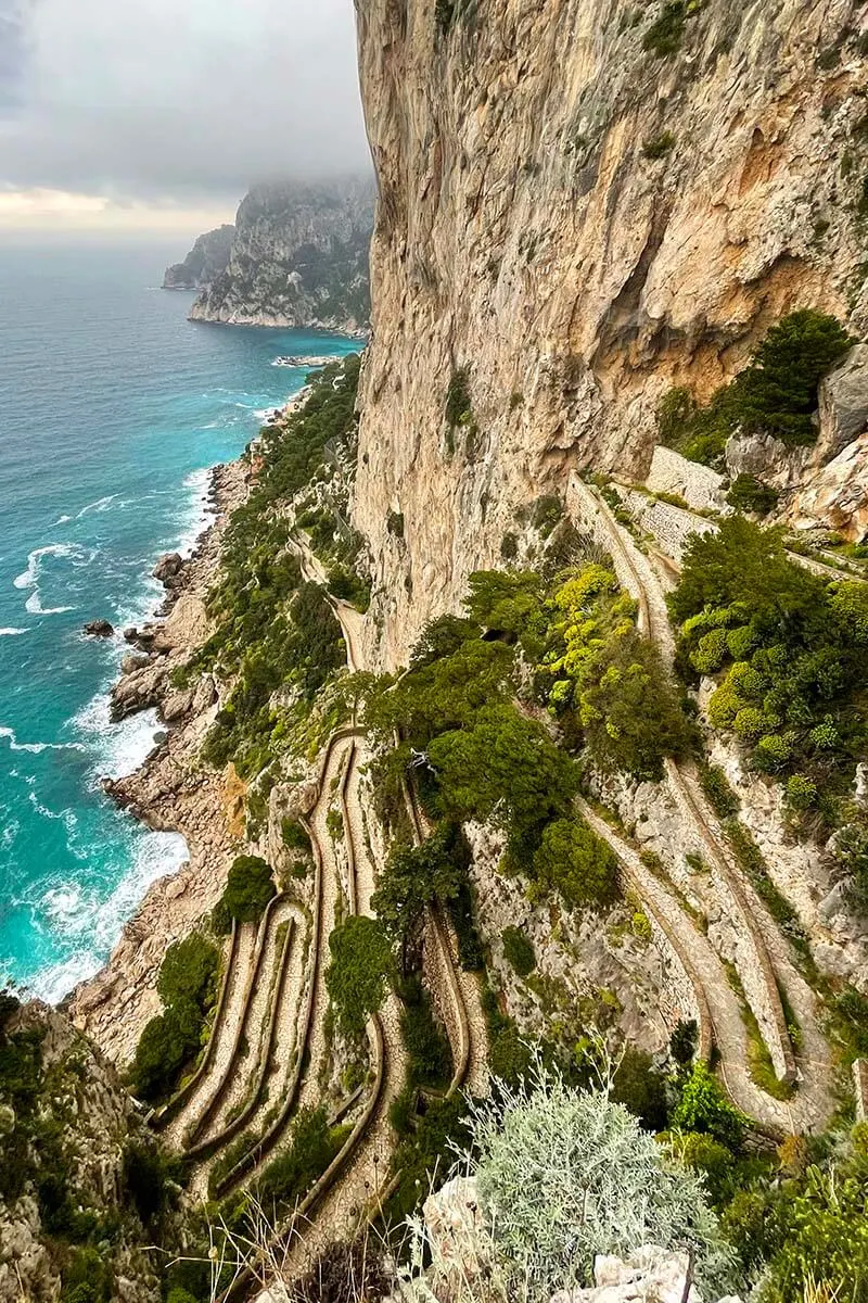 Via Krupp, Capri Island, Italy