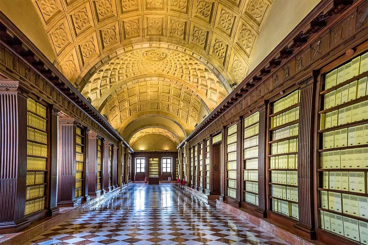Archivo General de Indias en Sevilla España