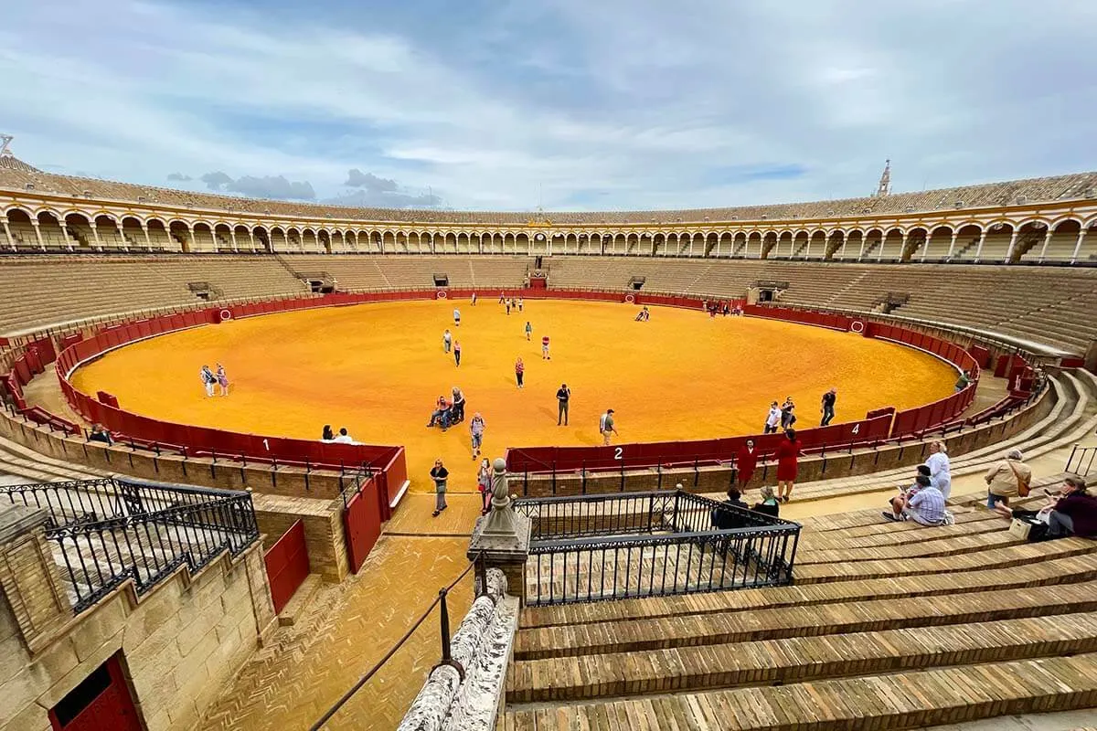 La Real Maestranza bullring in Sevilla Spain