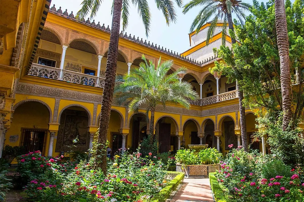 Palacio de las Dueñas in Seville Spain