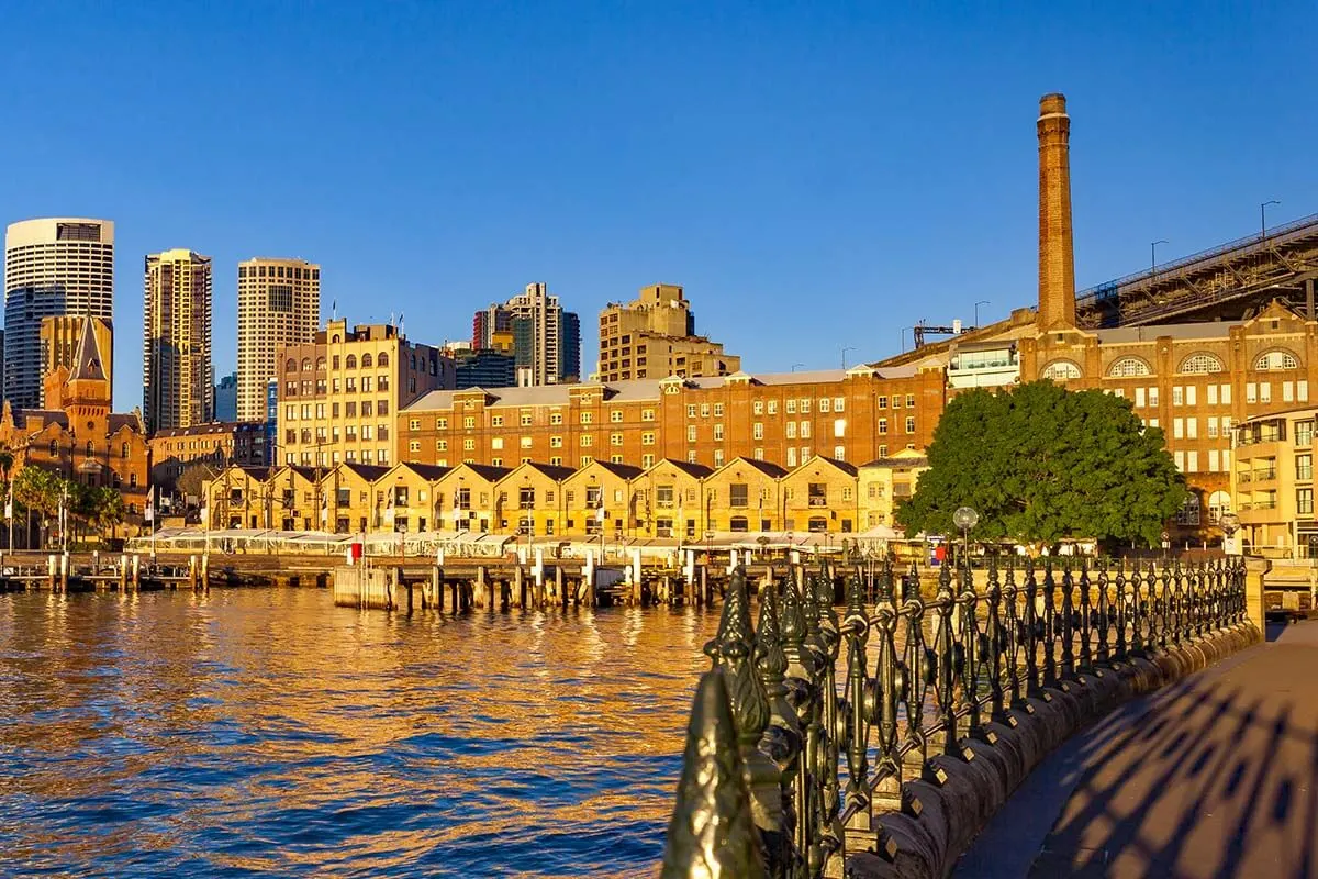 The Rocks area in CBD Sydney Australia