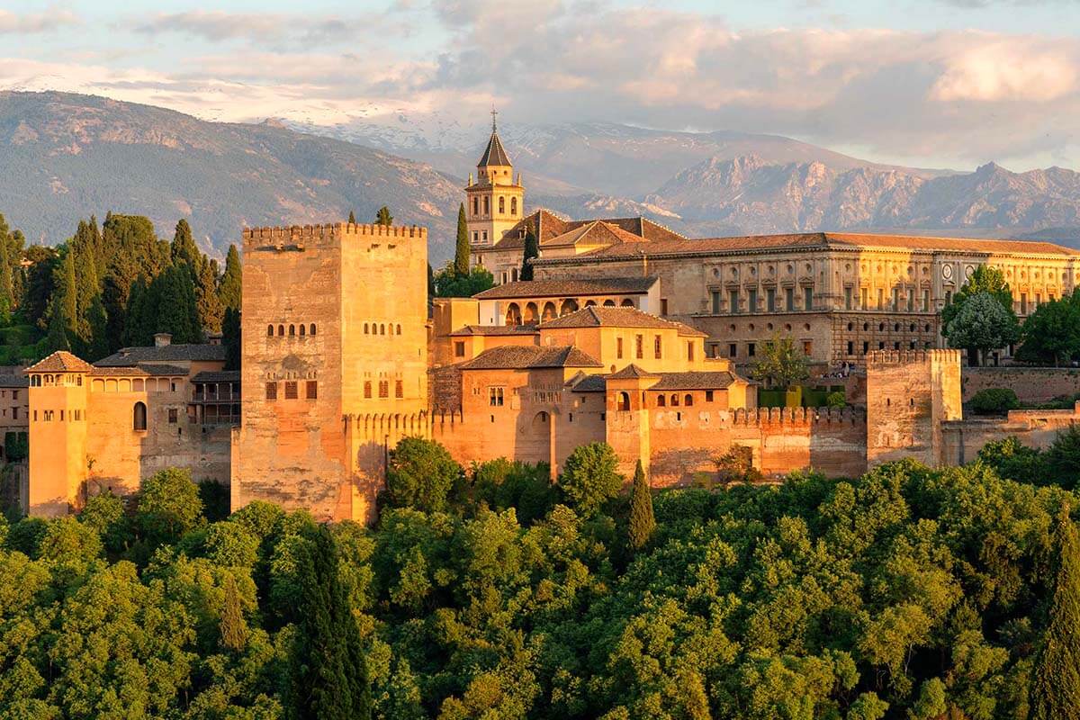Alhambra Palace in Granada - must see in Spain