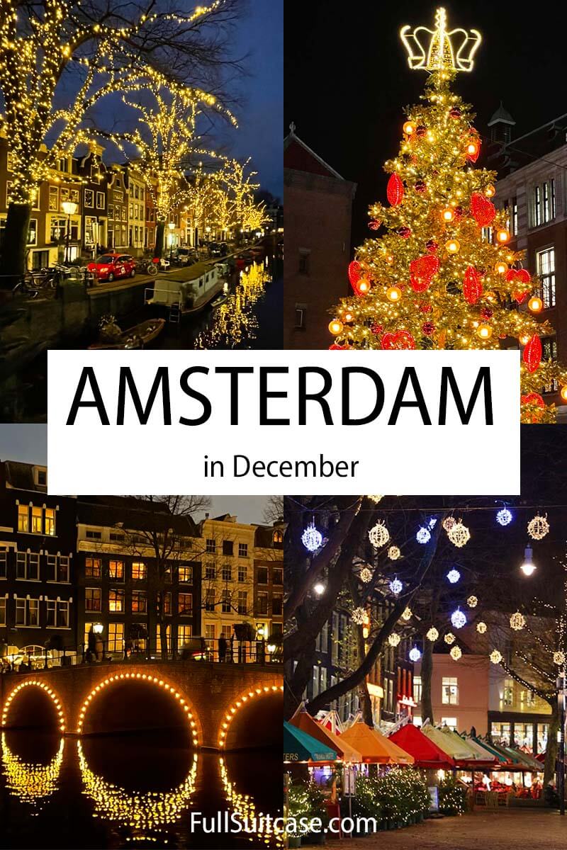 Amsterdam in December - seasonal travel guide