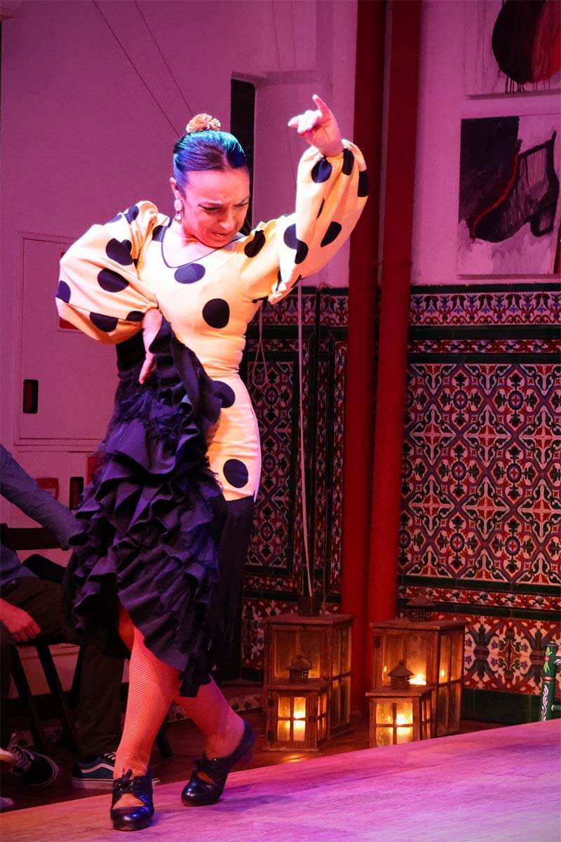 Flamenco dancer in Sevilla Spain