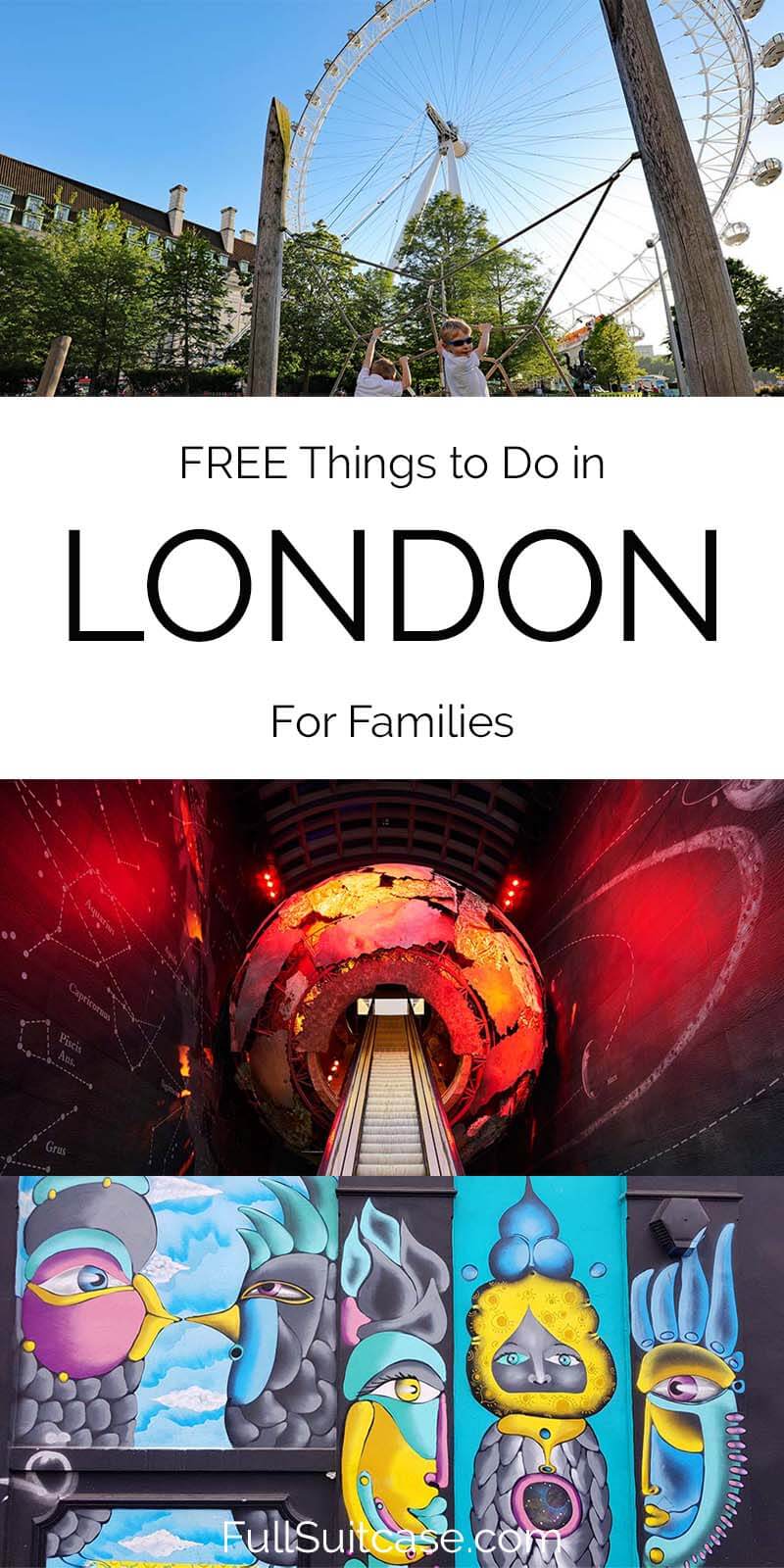 Free sights and things to do in London for families with kids
