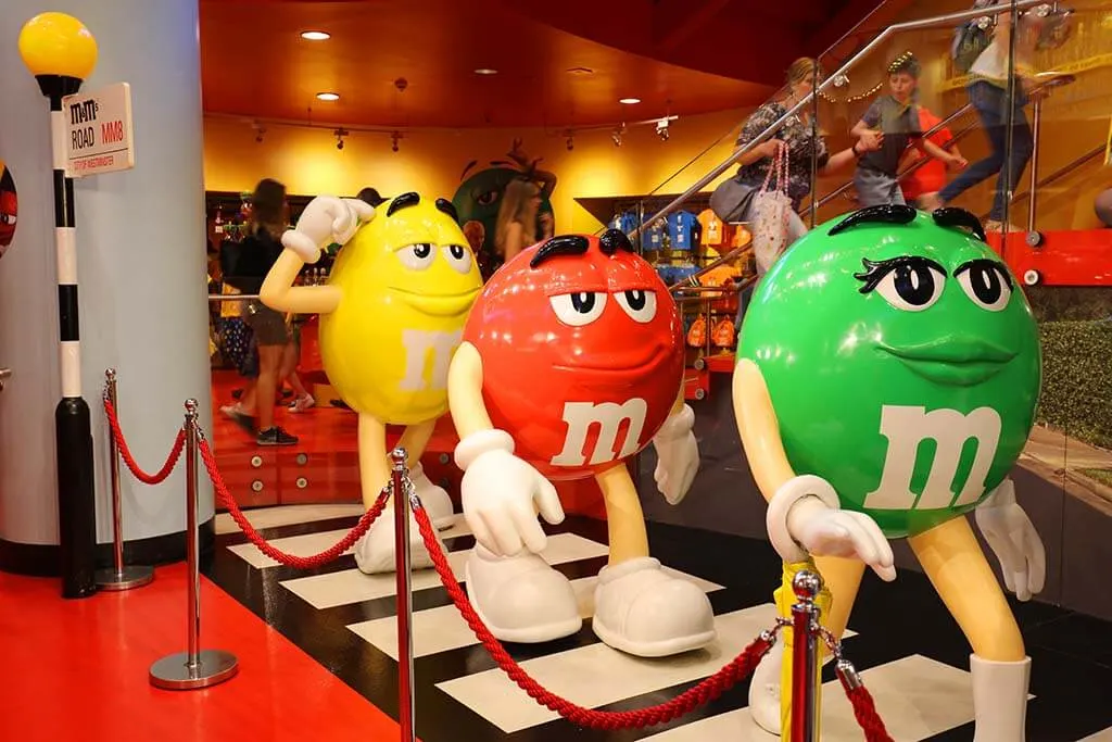 M&Ms store on Leicester Square in London