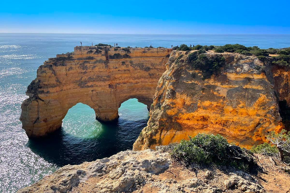 Natural Arches at Marinha Beach - Algarve Portugal
