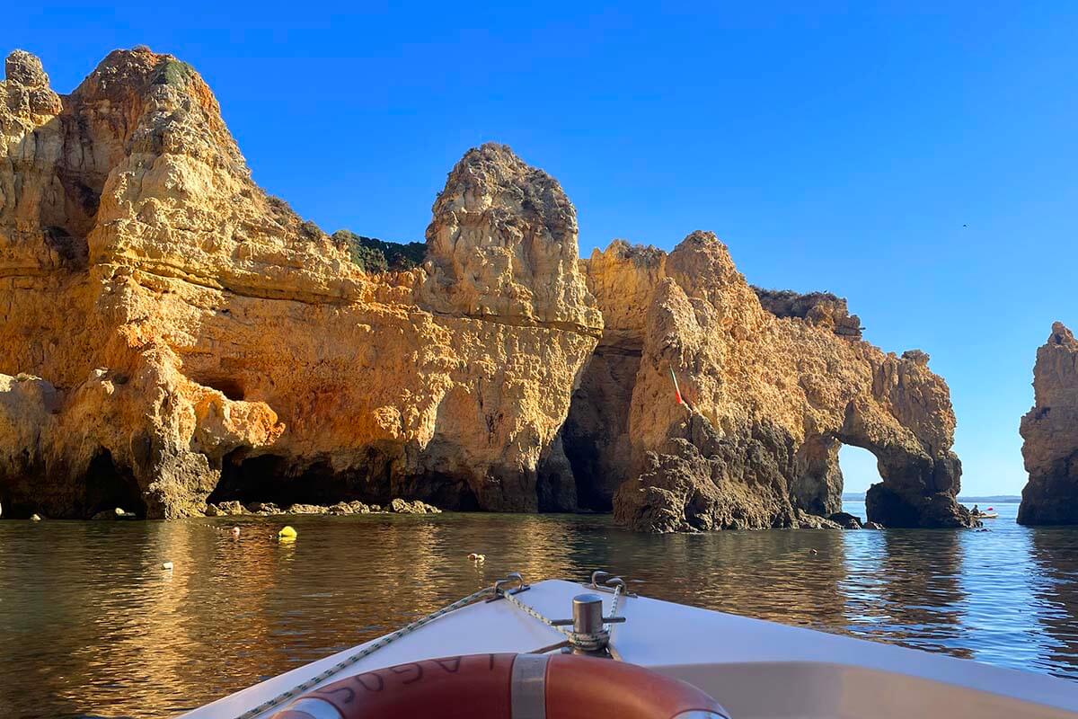 Ponta da Piedade boat tour - Algarve vacation