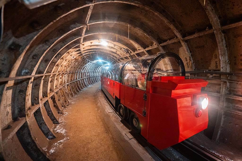 Postal Museum underground tunnels and an old mail train - London for families