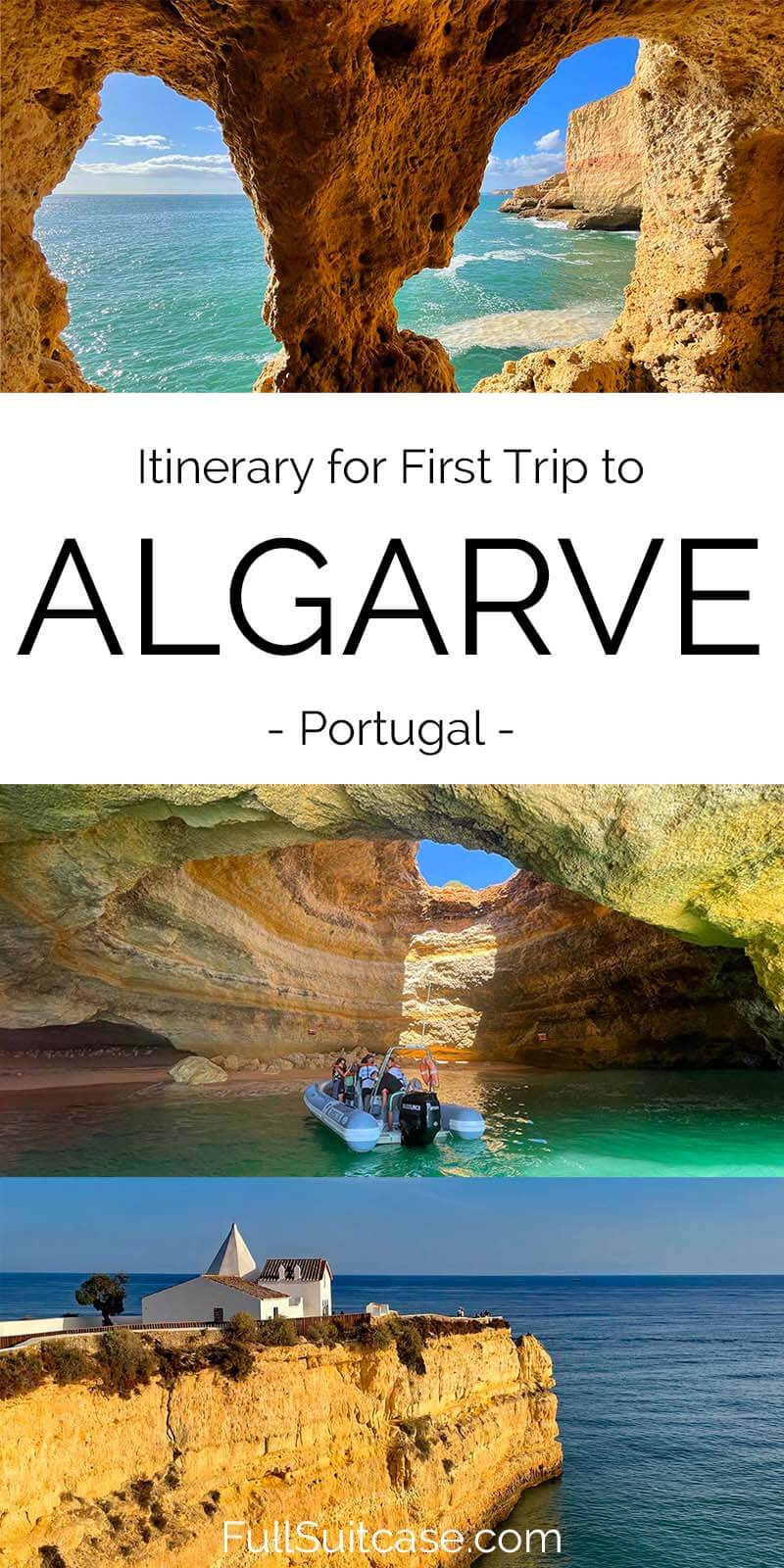 Road trip itinerary for first visit to Algarve Portugal