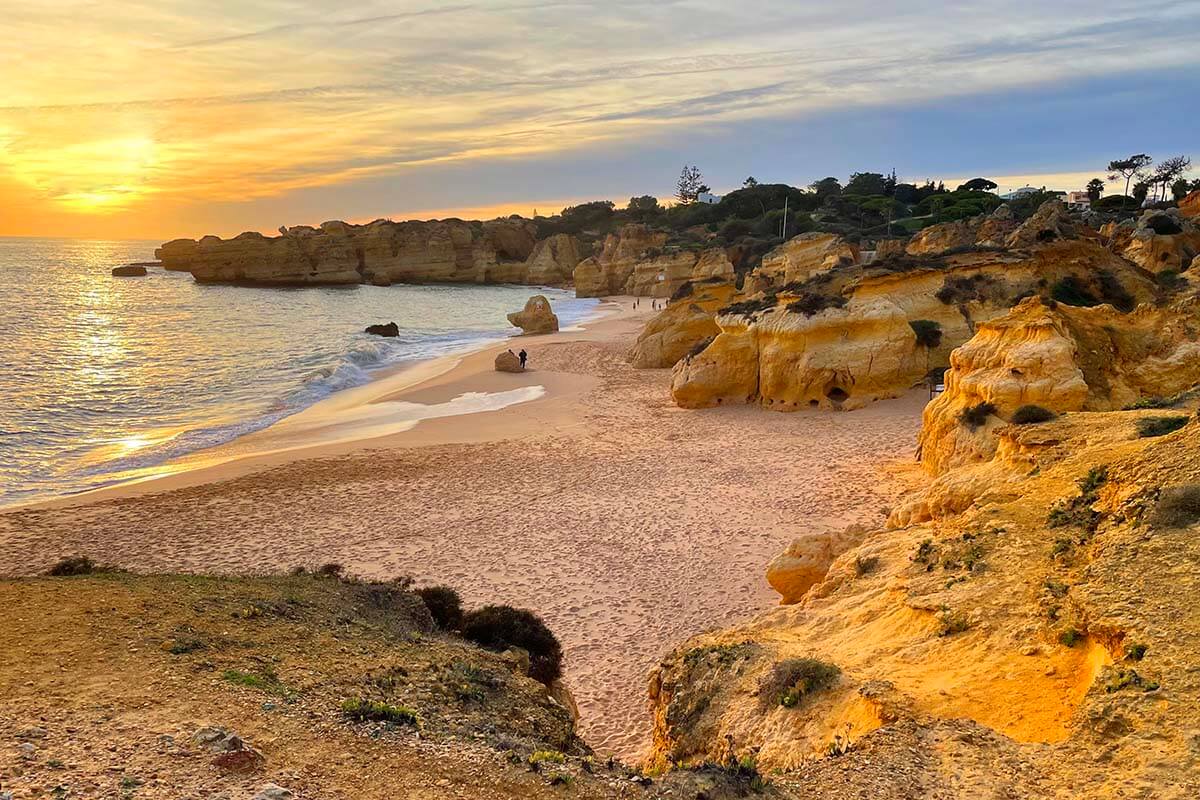 Sao Rafael Beach in Albufeira, Algarve