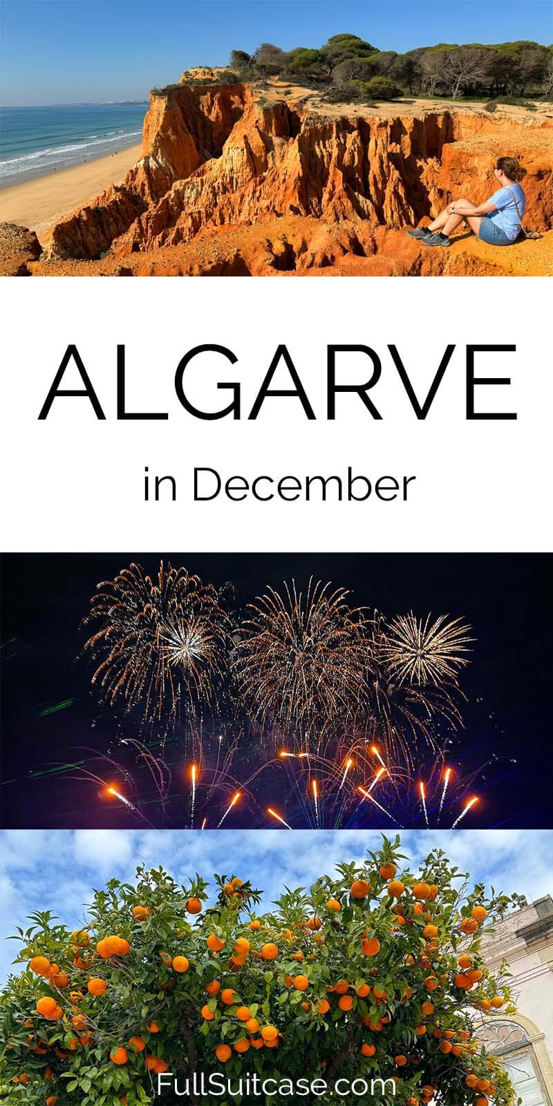 December travel guide to Algarve in Portugal