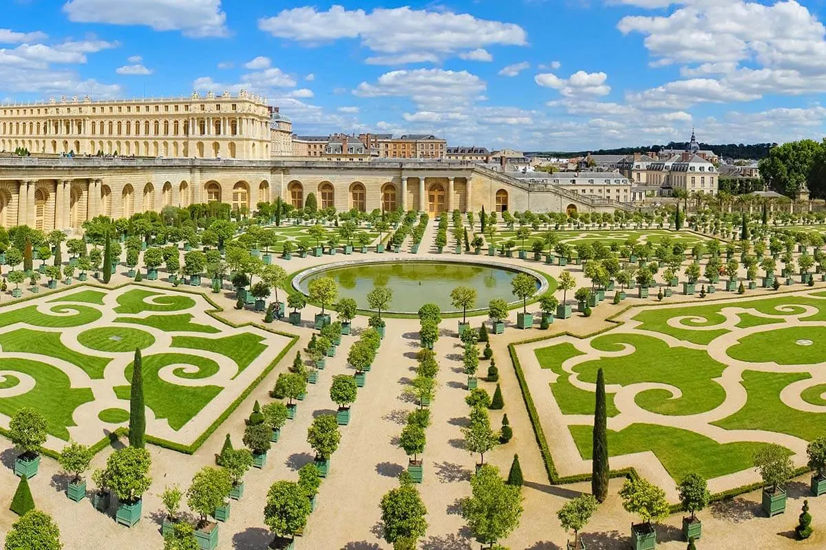 Gardens of the Palace of Versailles France