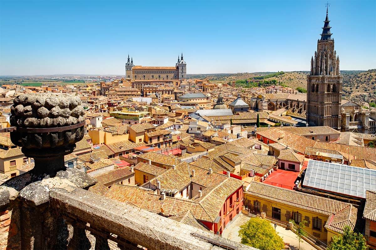 Toledo city view from Jesuit Church - Toledo day trip from Madrid