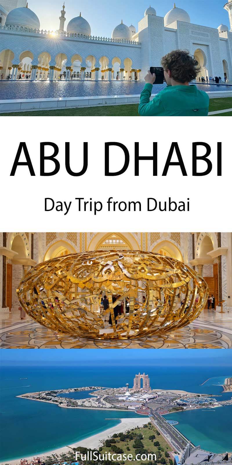 Abu Dhabi day trip from Dubai