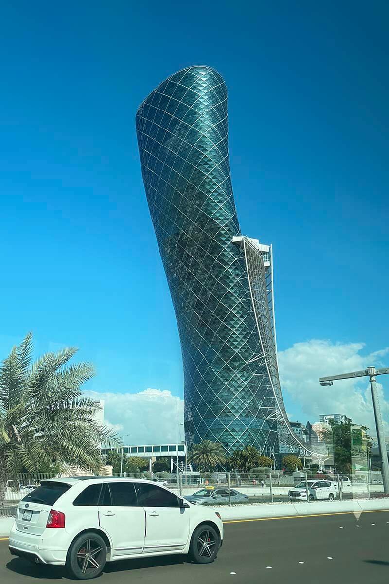 Capital Gate - the Leaning Tower of Abu Dhabi