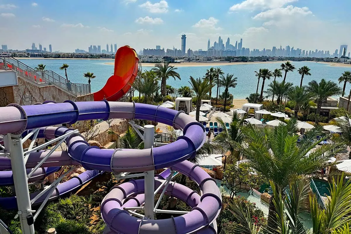 Dubai water park Aquaventure at Atlantis the Palm