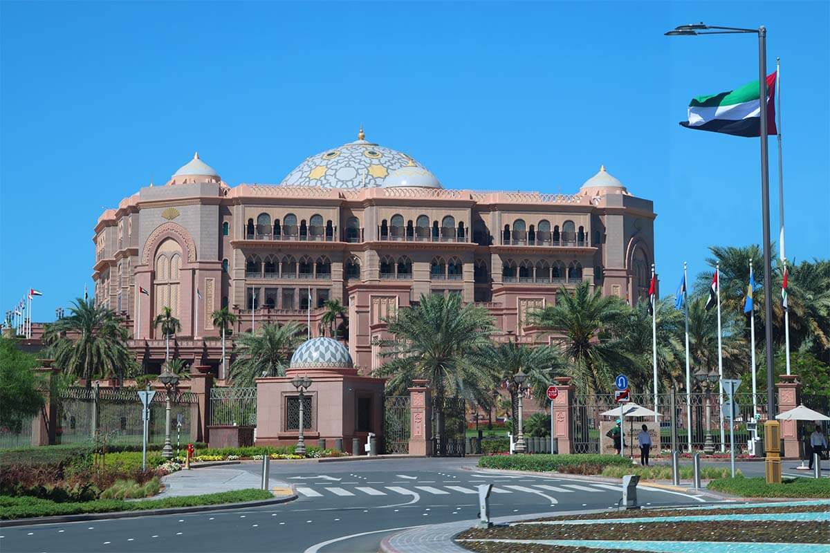 Emirates Palace Mandarin Oriental Hotel in Abu Dhabi