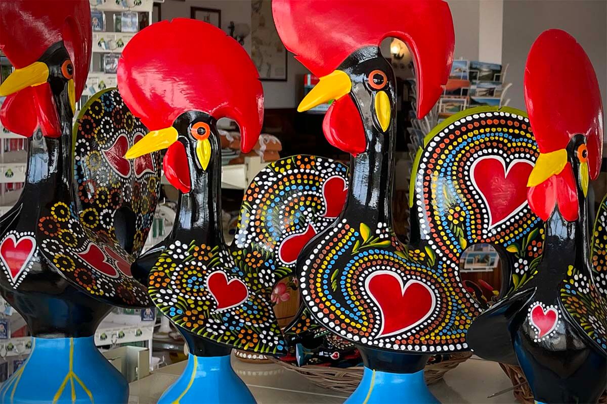 Portuguese good luck symbol - the Rooster of Barcelos