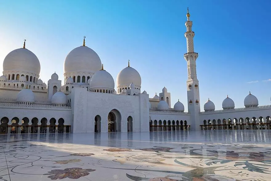 Sheikh Zayed Mosque - Dubai stopover