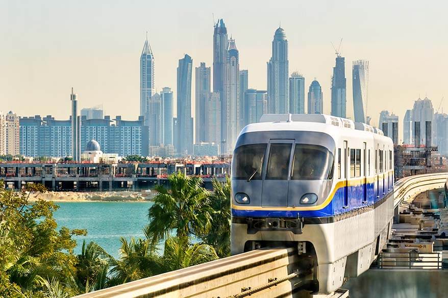 The Palm Monorail in Dubai