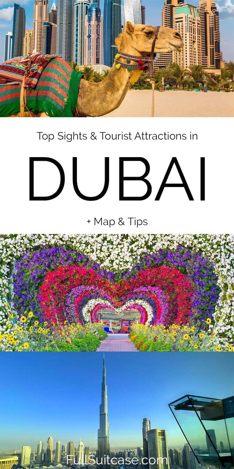 Top places to visit and tourist attractions in Dubai UAE