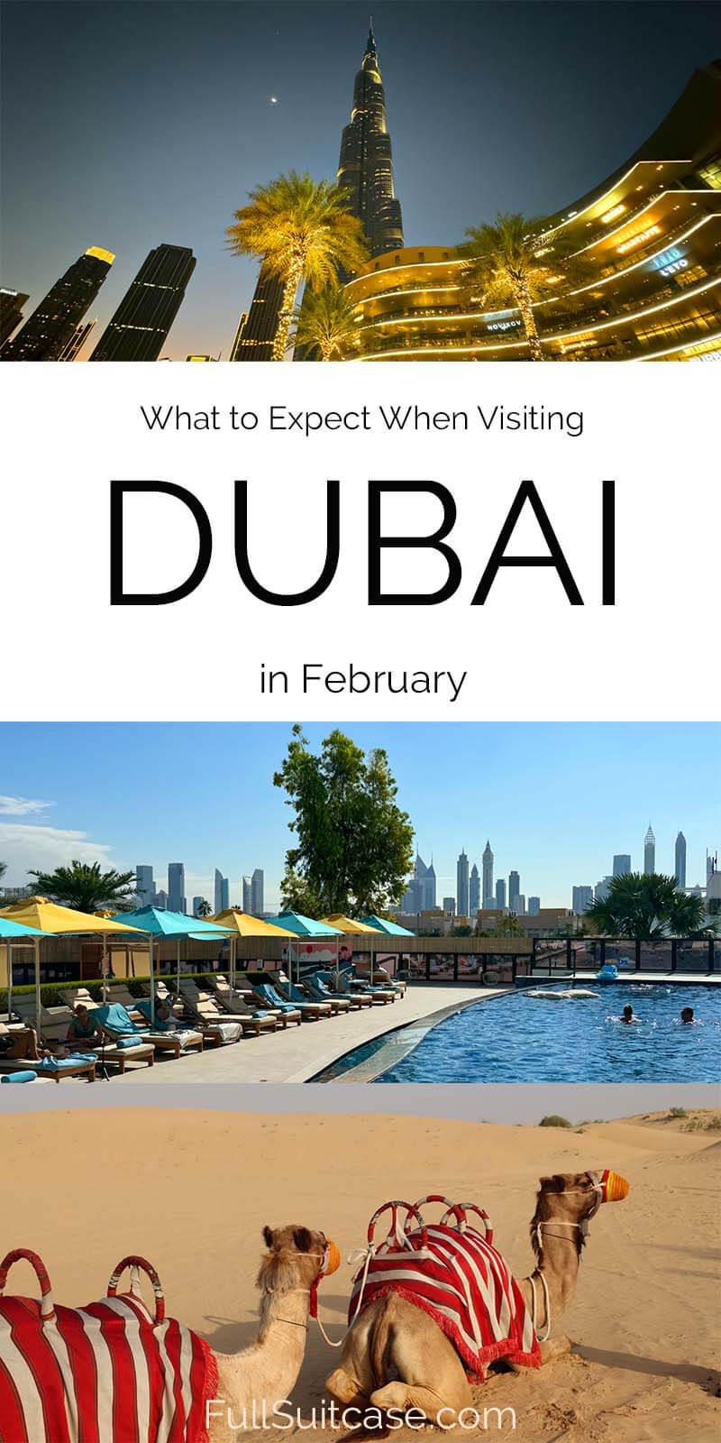 What to expect when traveling to Dubai in February