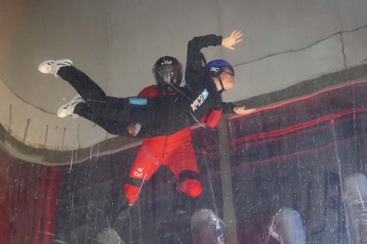 iFly Dubai indoor skydiving experience