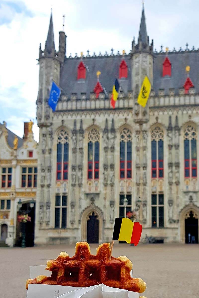 Belgian Waffle in Bruges