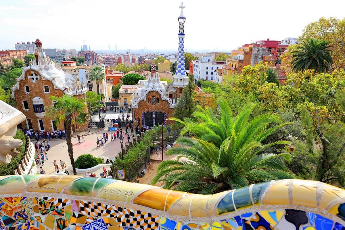 Fairytale-like Park Guell in Barcelona Spark