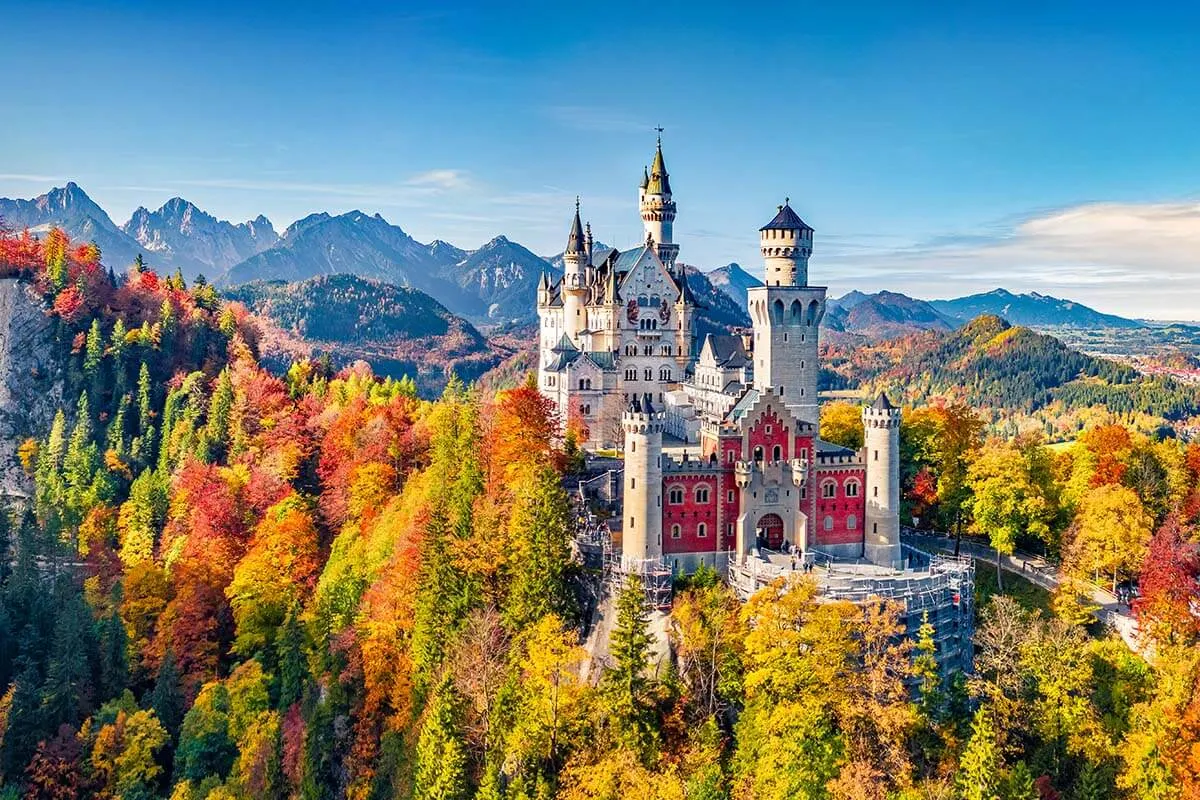 Neuschwanstein Castle - fairytale places Europe