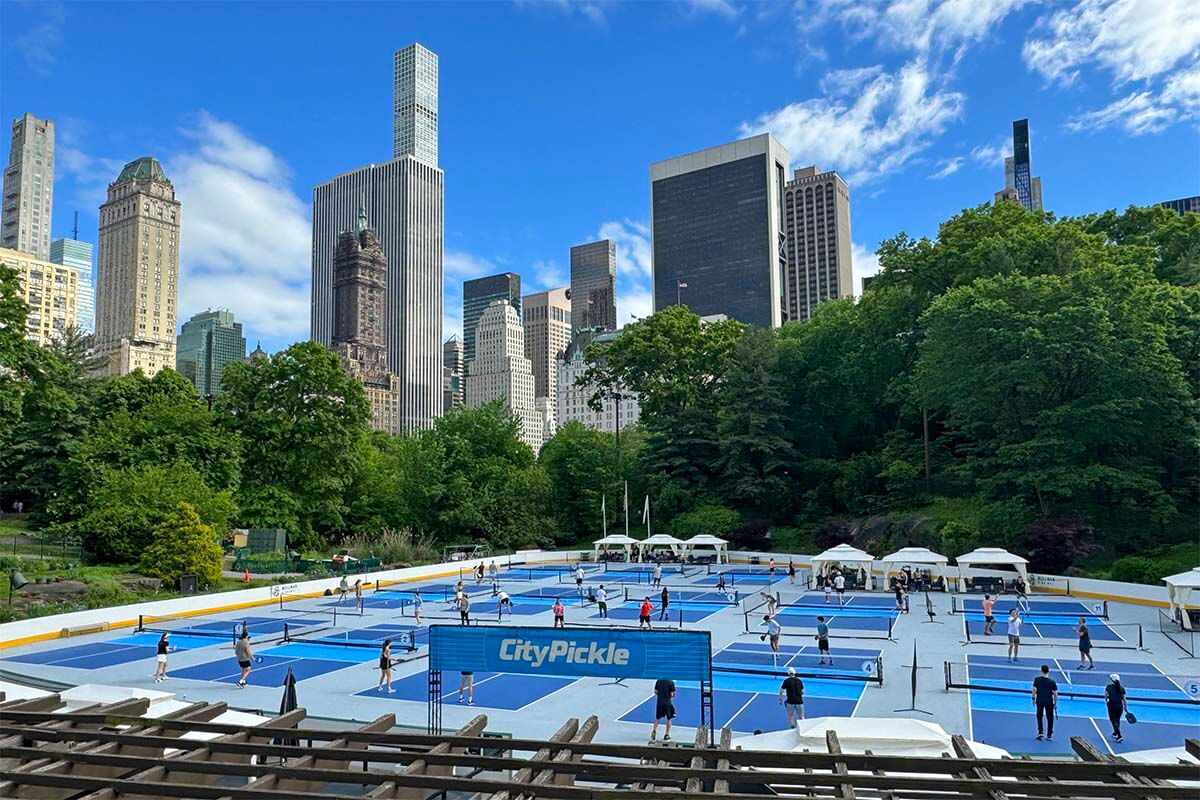 City Pickle at Wollman Rink in Central Park NYC