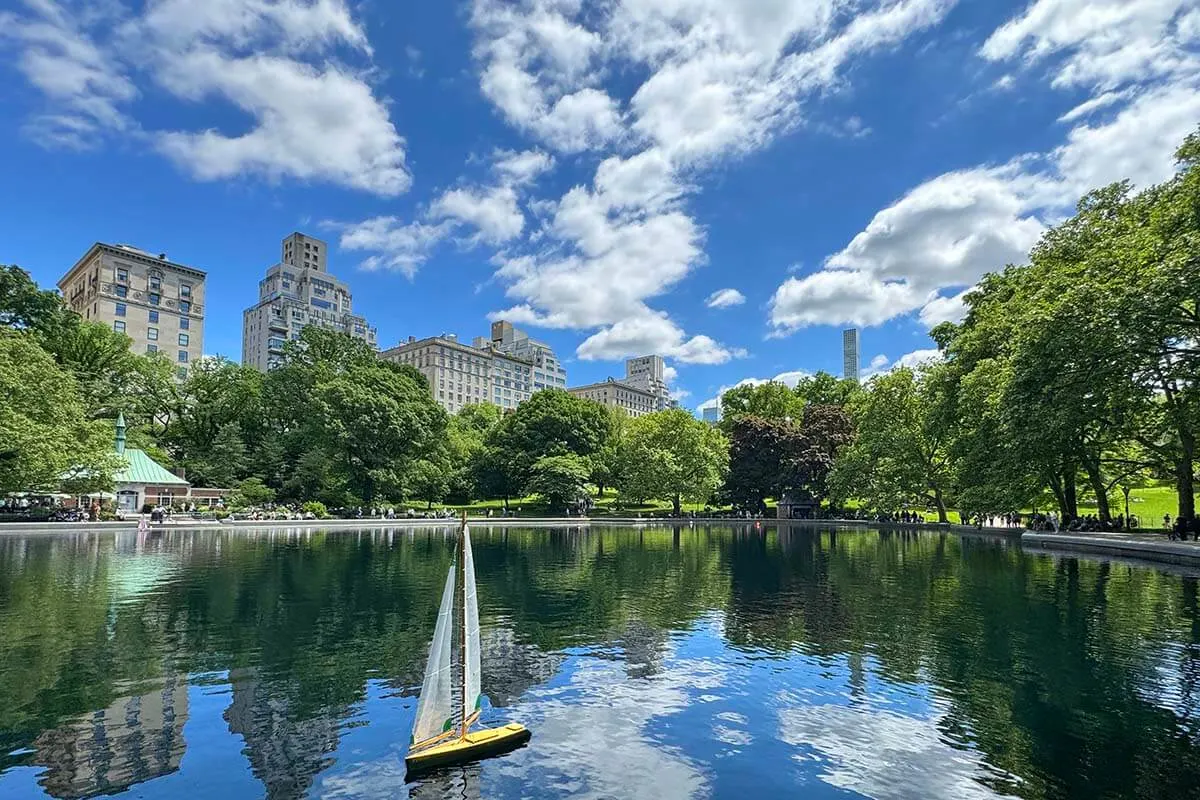 Conservatory Water (Model Boat Pond) in Central Park