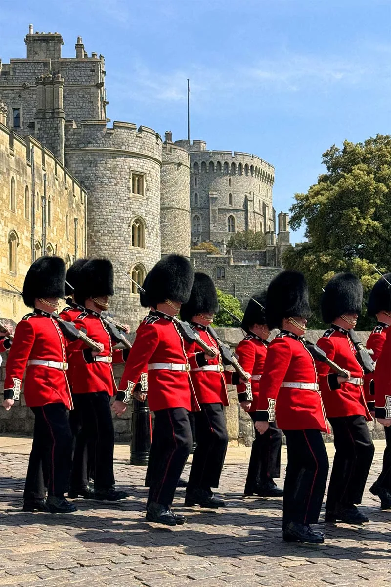 Royal Guard at Windsor Castle near London