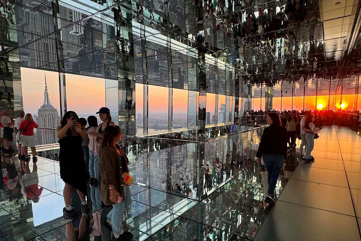 SUMMIT One Vanderbilt at sunset - best observation decks in New York City