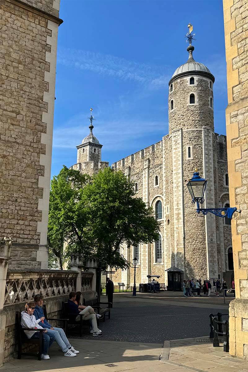 Teenagers at The Tower of London