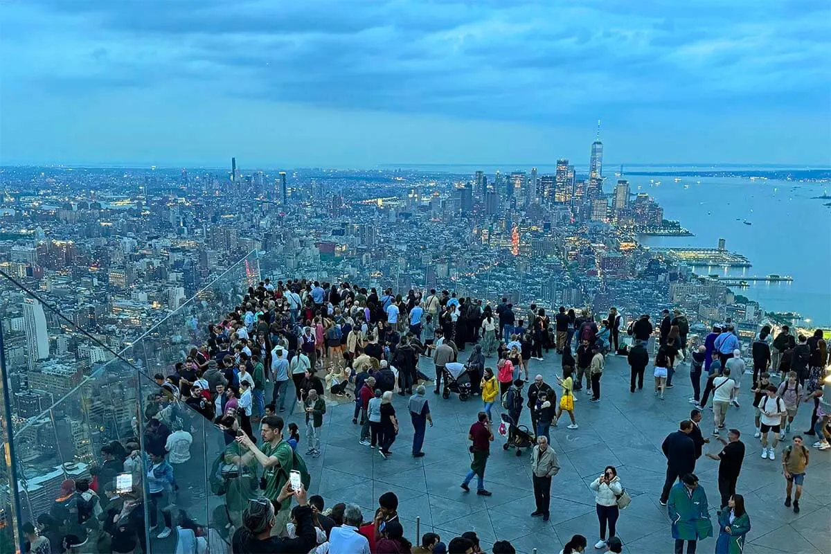 The Edge observation deck in New York