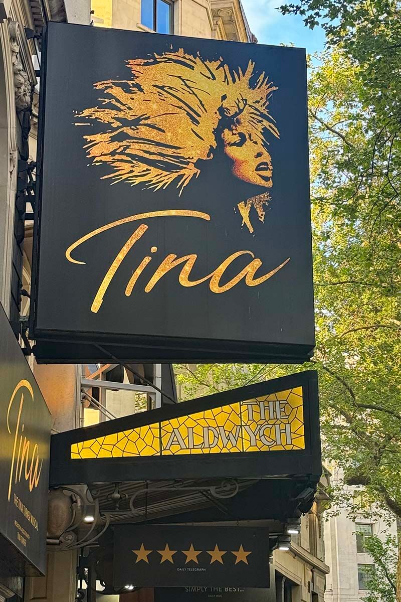 Tina Musical, The Aldwych Theater, London