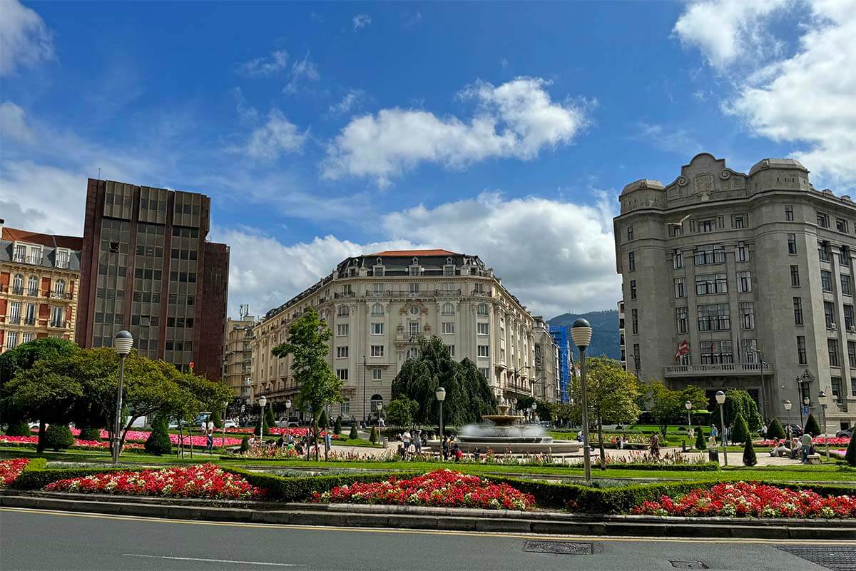 Plaza de Federico Moyua in Bilbao