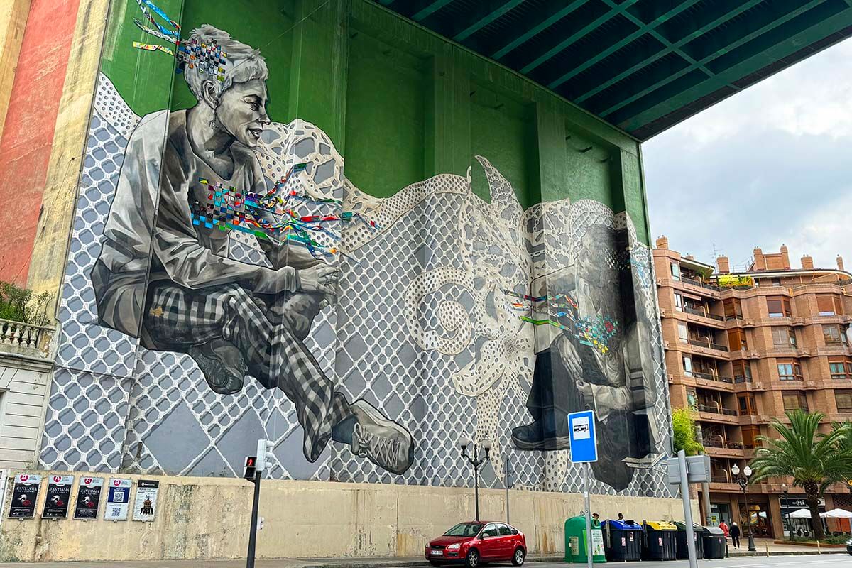 Street art in Bilbao Spain