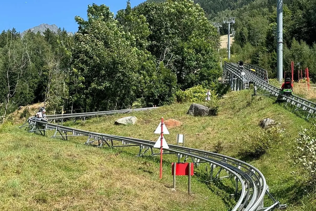 Alpine coaster at Chamonix Amusement Park