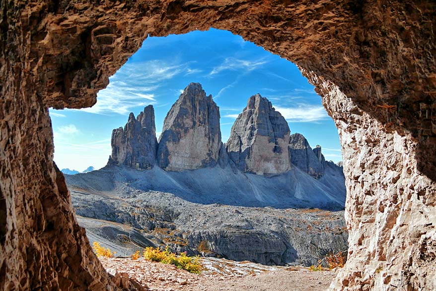 Tre Cime Caves