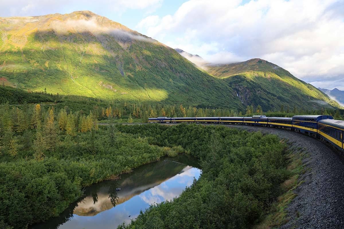 Alaska Railroad Coastal Classic scenic train trip to Seward