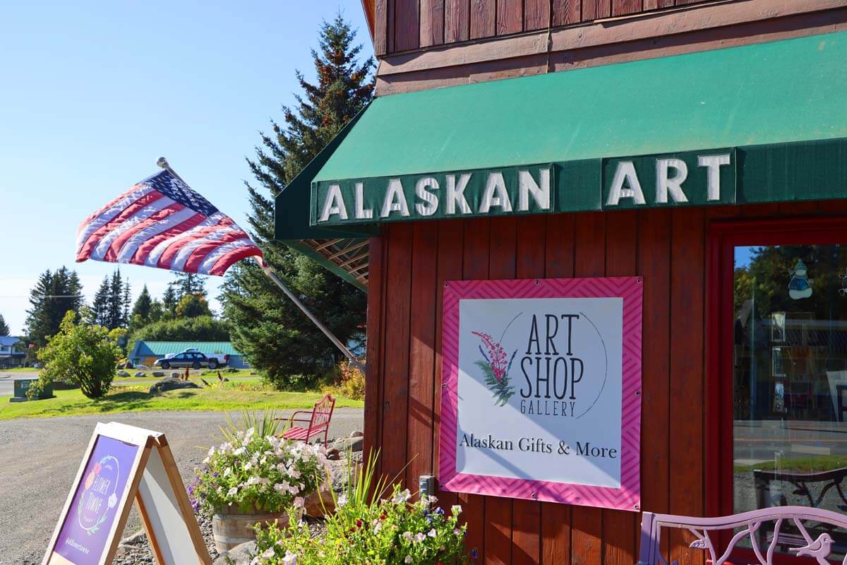 Alaskan Art Shop Gallery in Homer Alaska