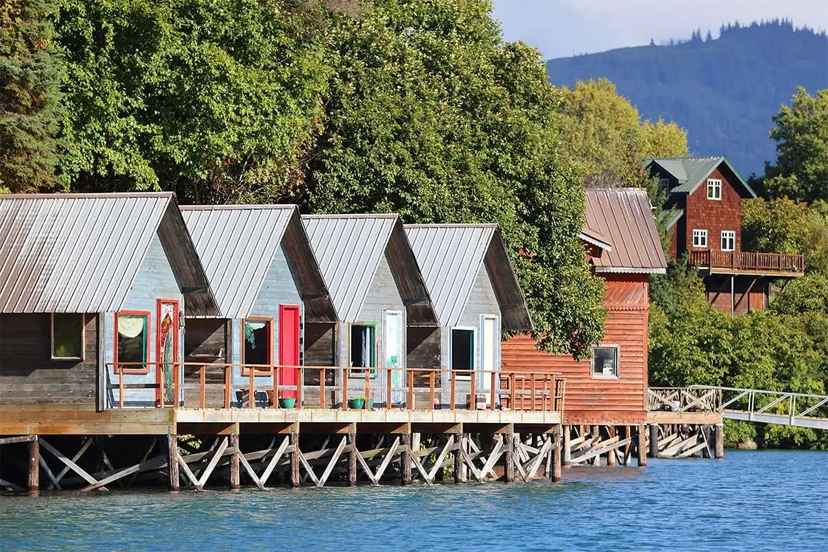 Cabins in Halibut Cove Alaska