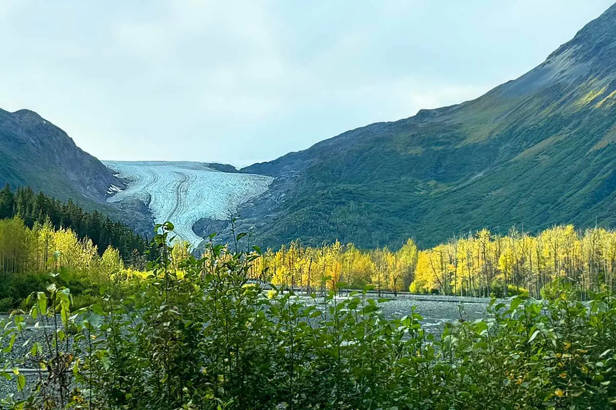 Exit Glacier in the fall - Seward Alaska