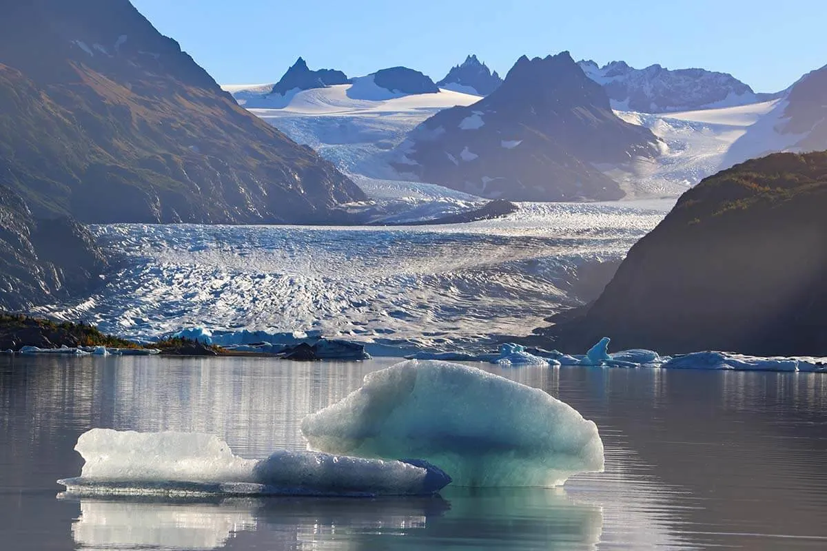 Grewingk Glacier in Alaska