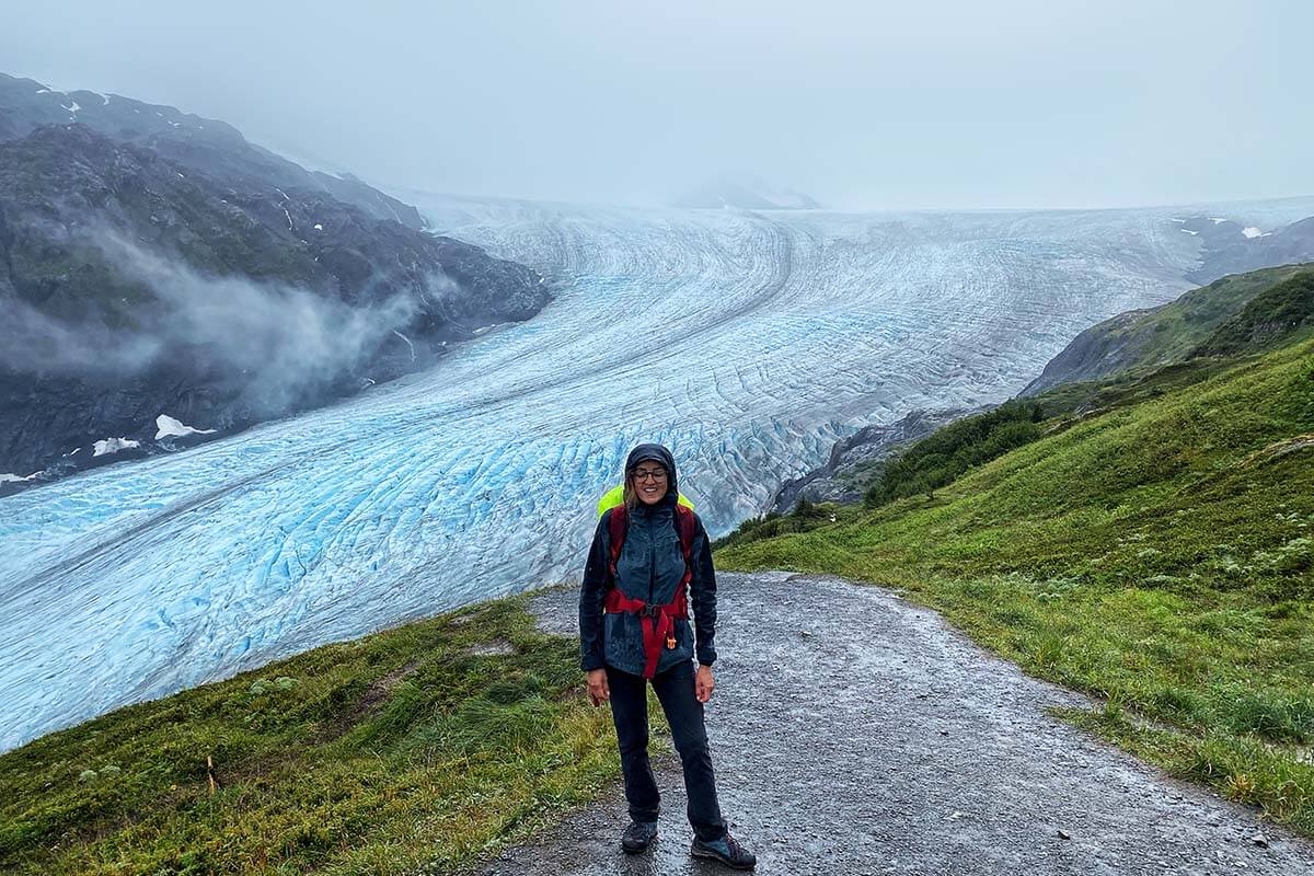 Harding Icefield hike in Seward Alaska