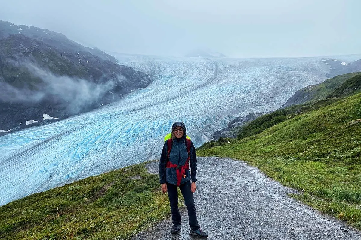 Harding Icefield hike in Seward Alaska