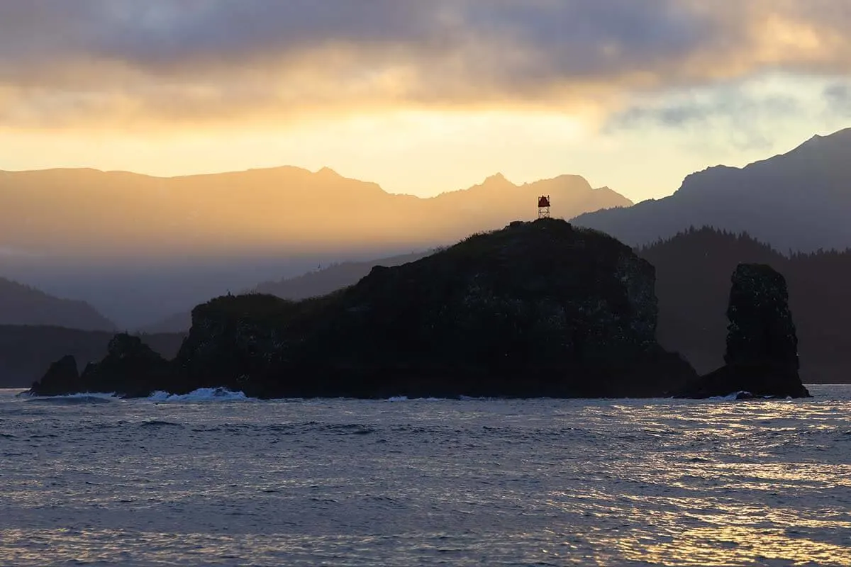 Kachemak Bay at sunrise, Homer Alaska